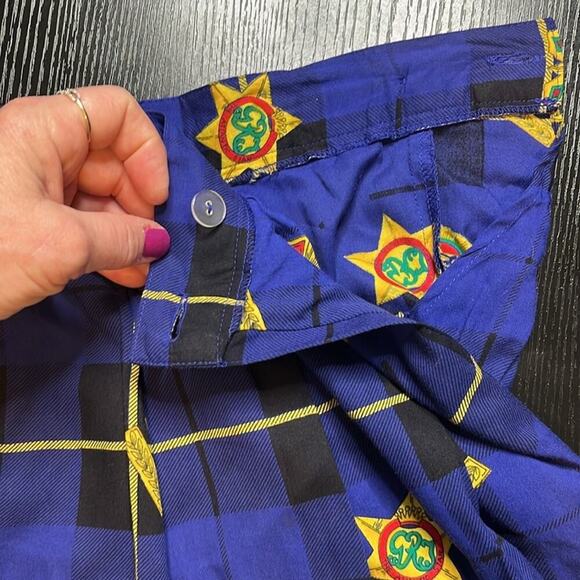 Vintage Chaus plaid and medallion skirt - Picture 5 of 7